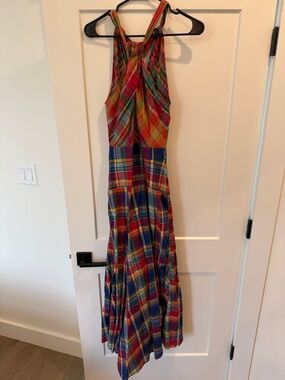 Colorful Plaid Maxi Dress - Multi-Color
POLO Ralph Lauren